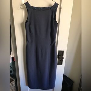 Elegant Navy Sheath Dress
